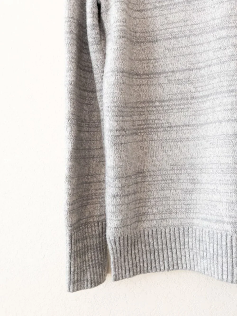 J Crew Mercantile Gray Turtleneck Sweater M Wool Blend Knit Cozy Winter